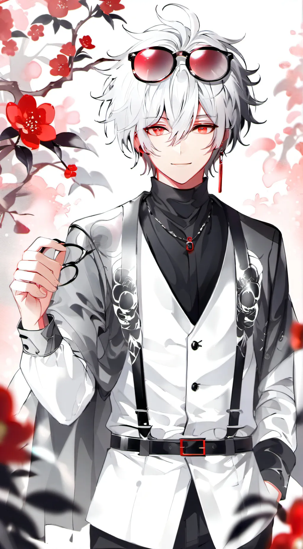 ai character: Rey Carmesí background