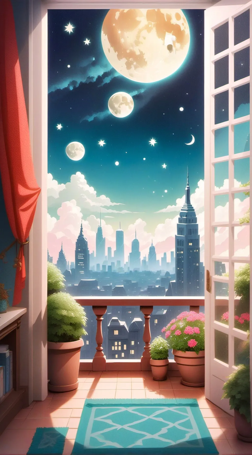 ai character: Dandys world! background