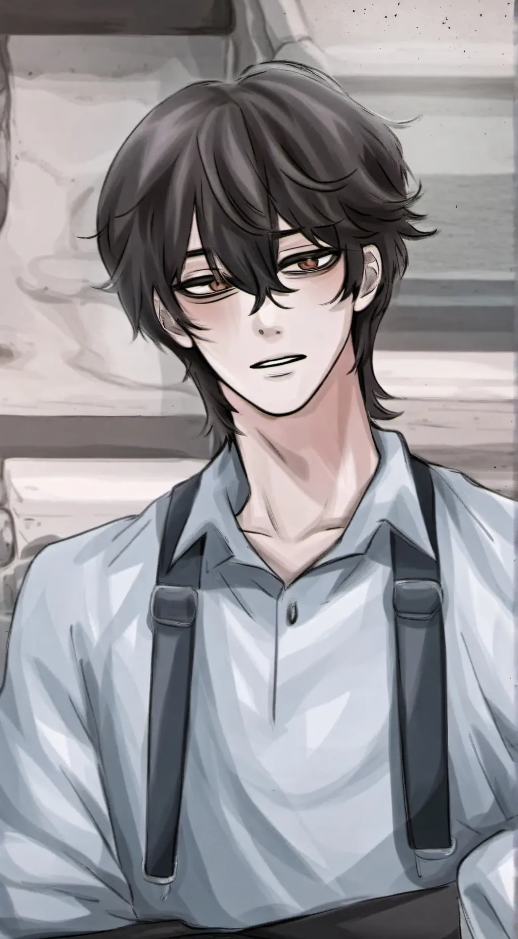 ai character: Leo background