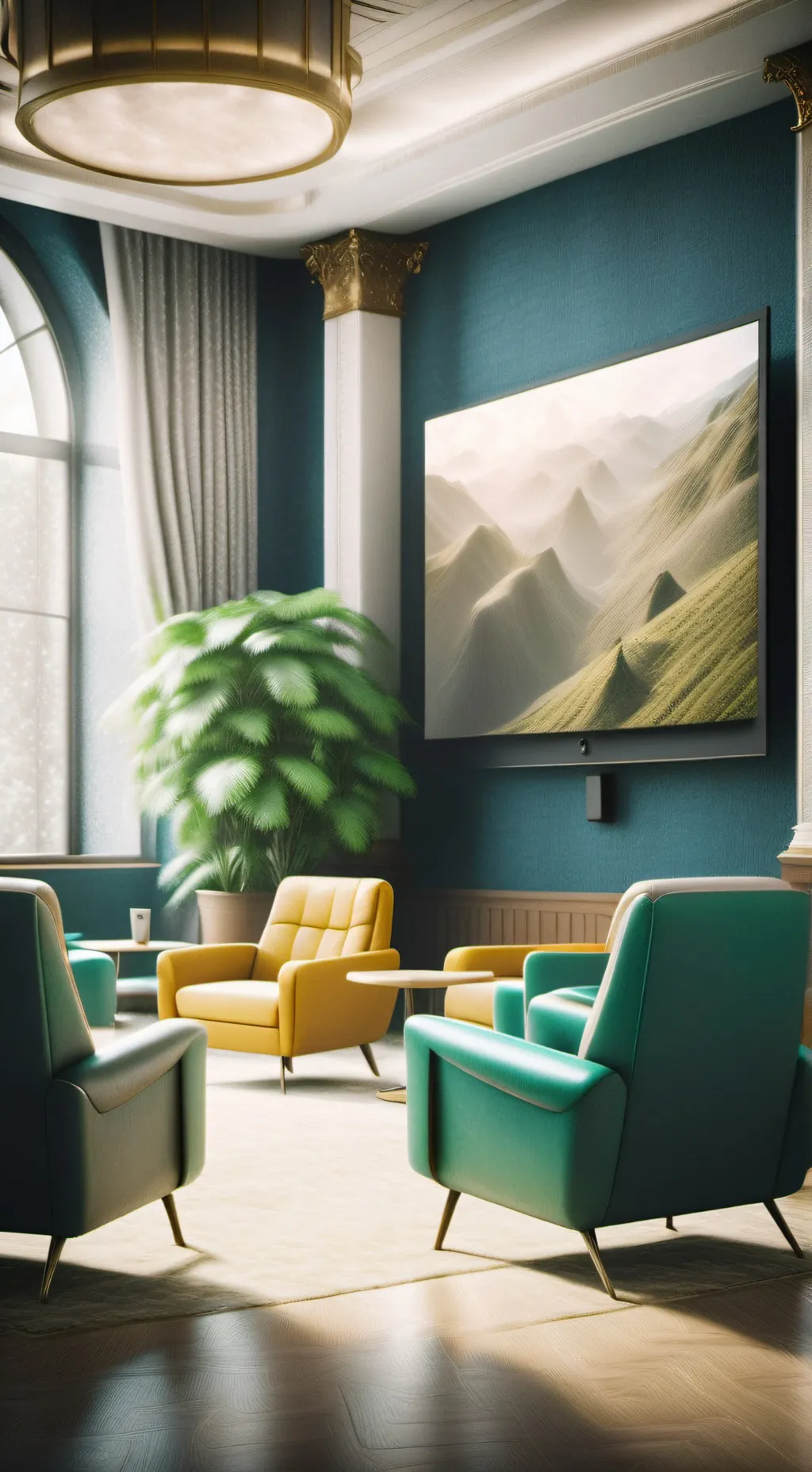 ai character: Cinema Tycoon's Dream background