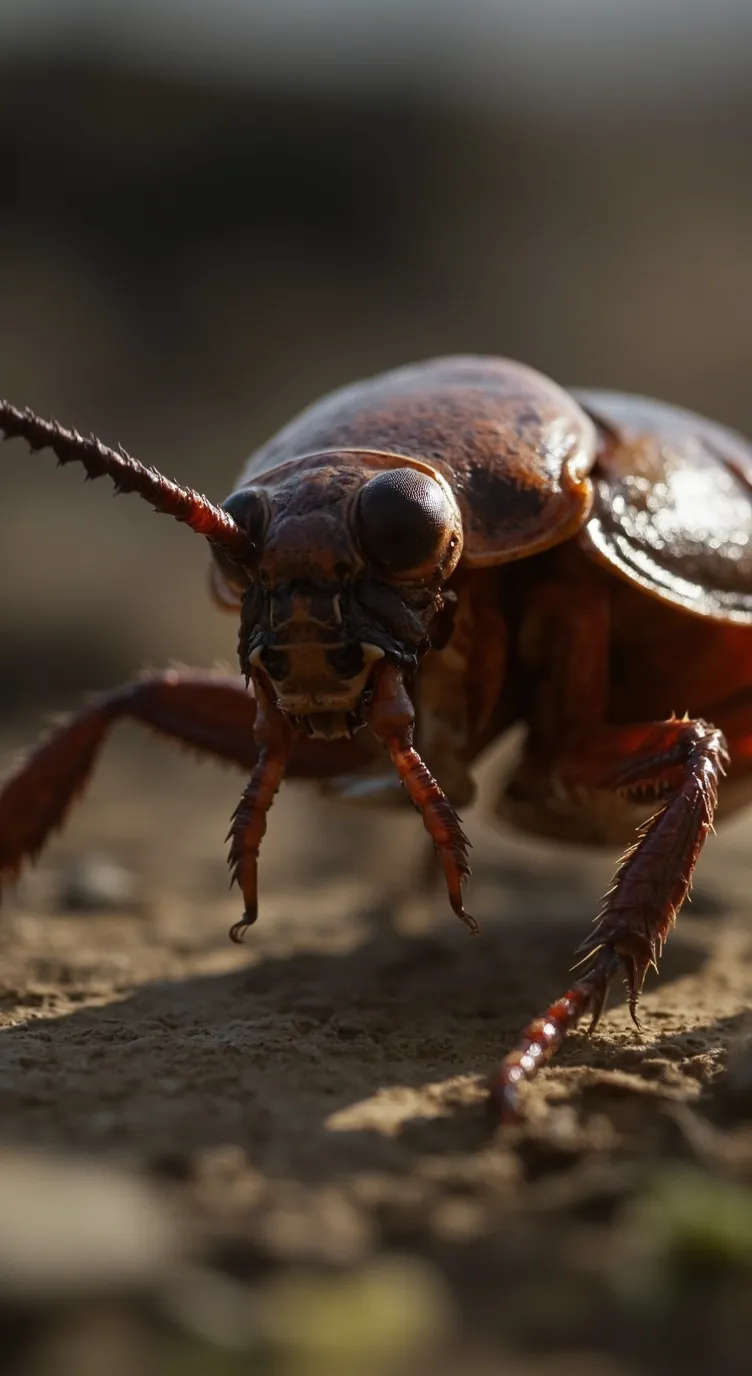 ai character: La Cucaracha roach background