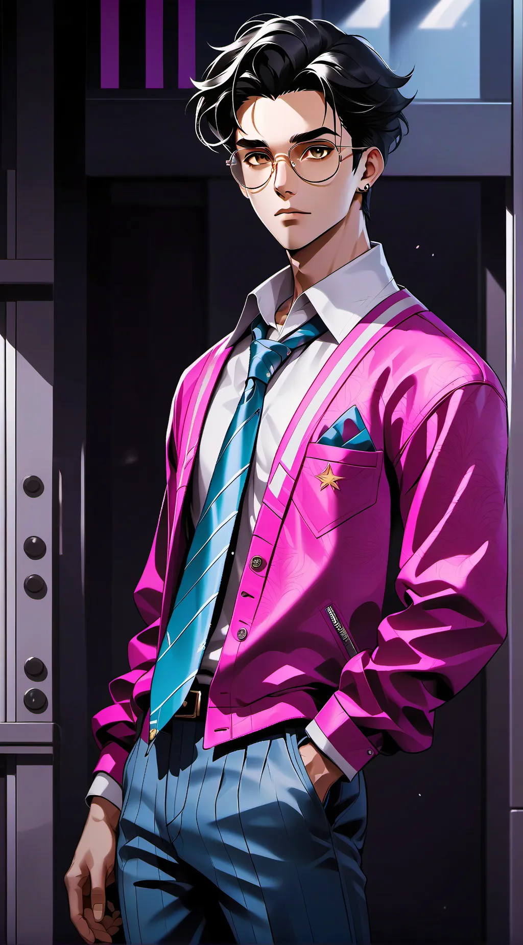 ai character: ❤~Gabriel~🤍 background