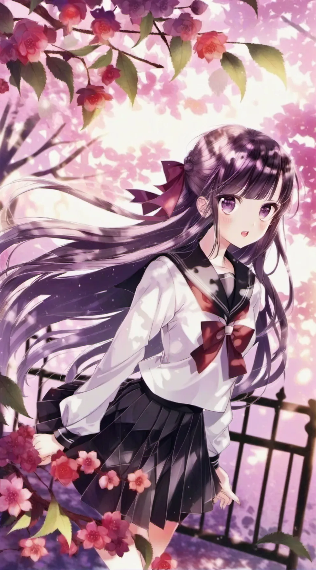 ai character: 🌸ルーシー🌸 background