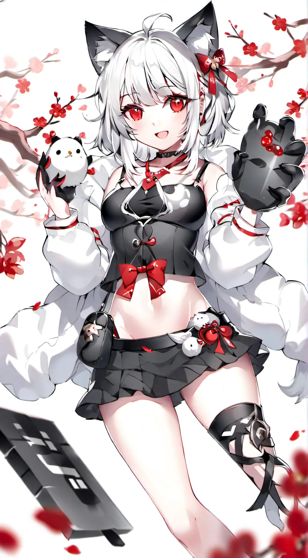 ai character: neko background