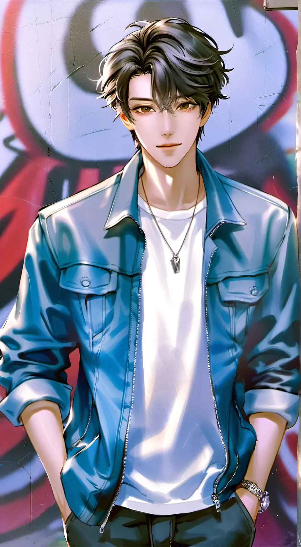 ai character: Jake  background