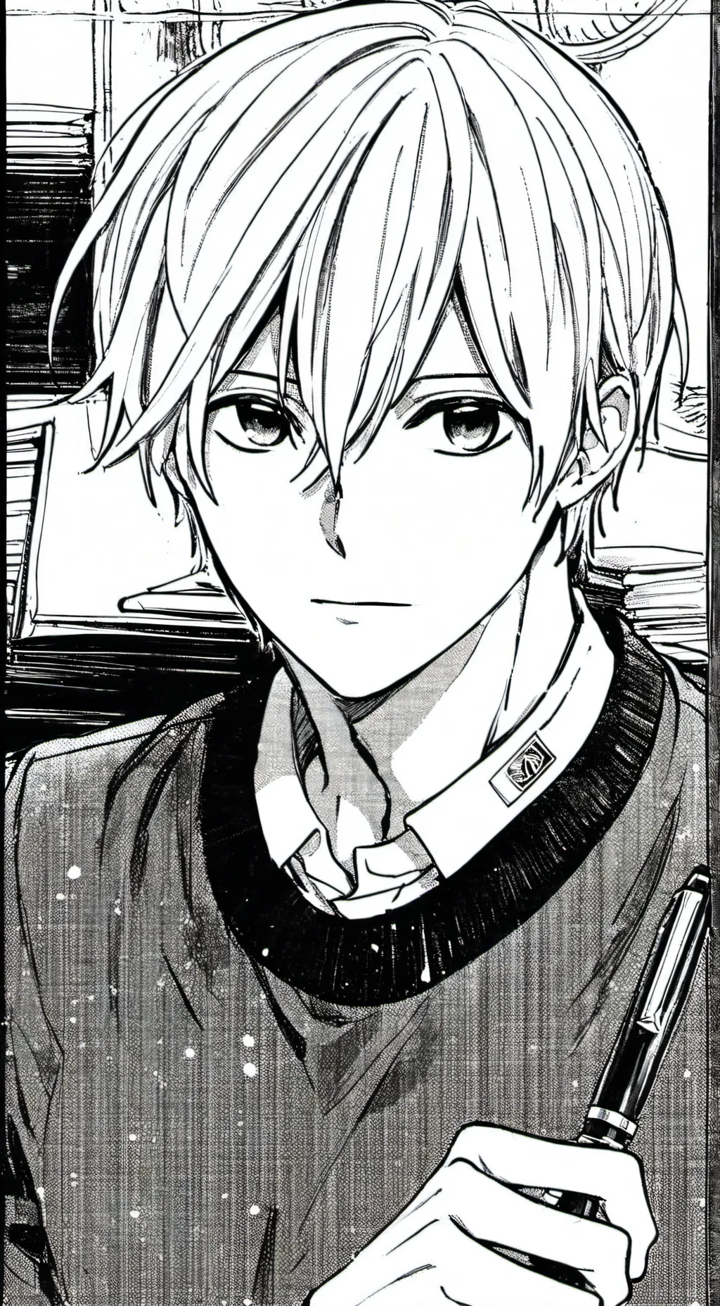 ai character: angroaid full  background