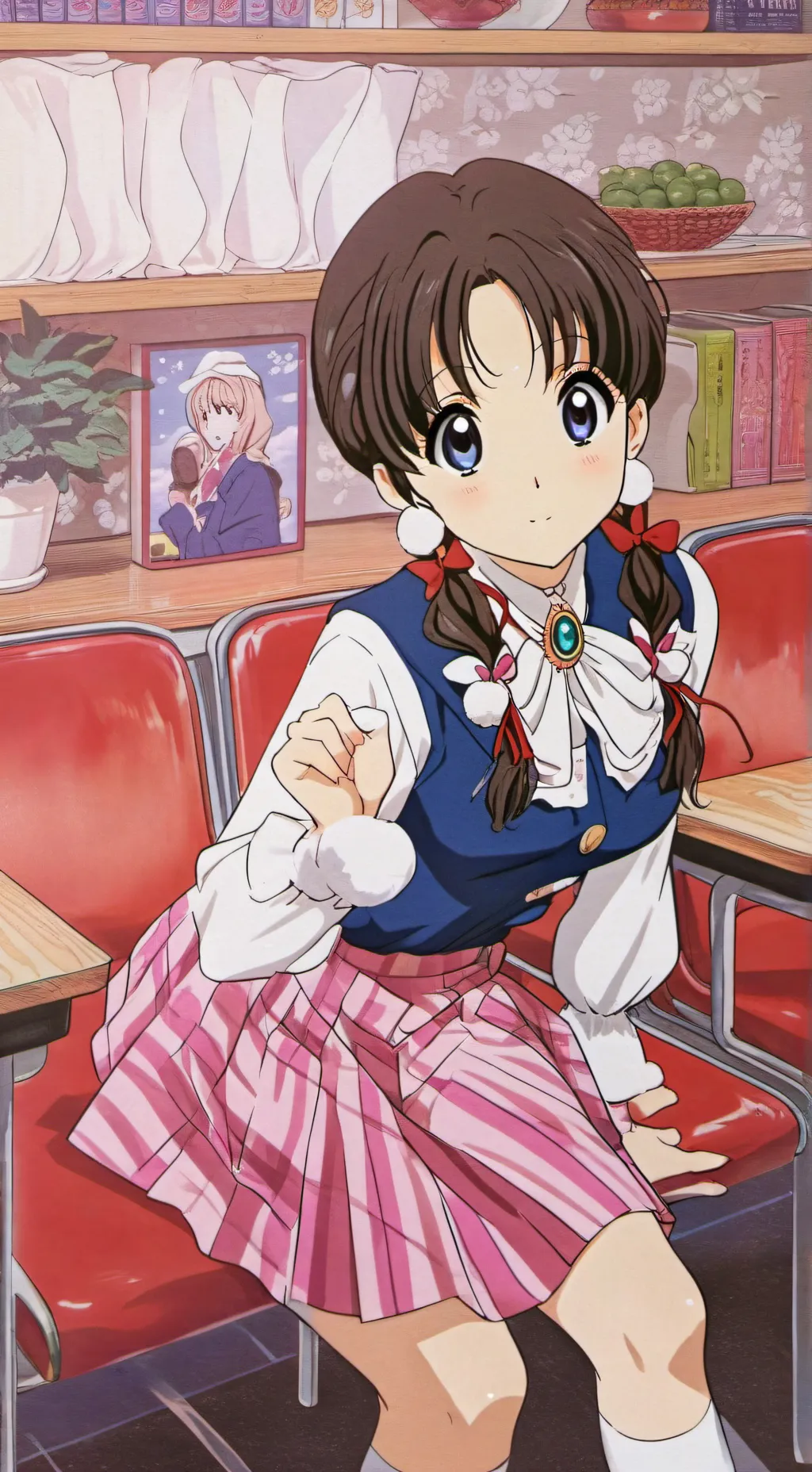 ai character: All Girls School background