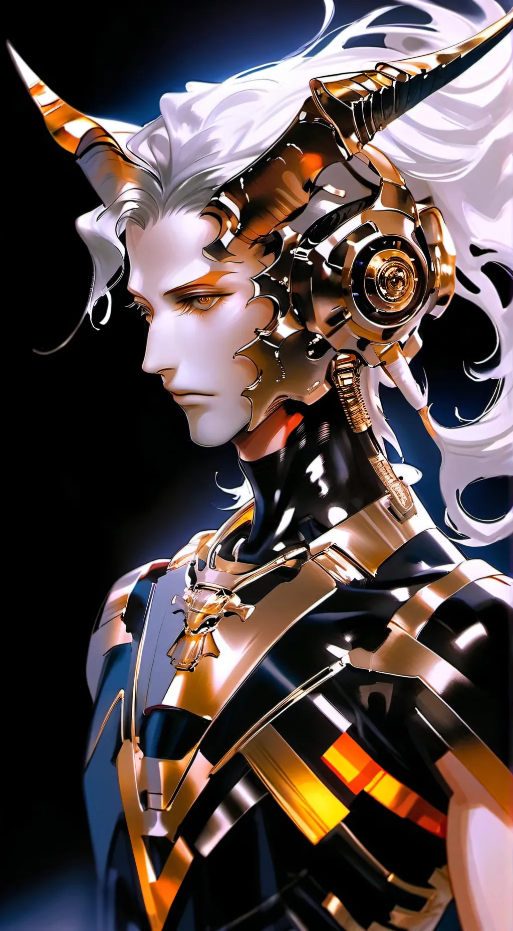 ai character: Blackhole goat background