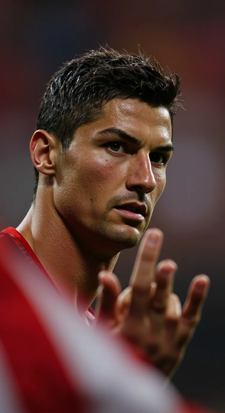 ai character: cristiano Ronaldo background