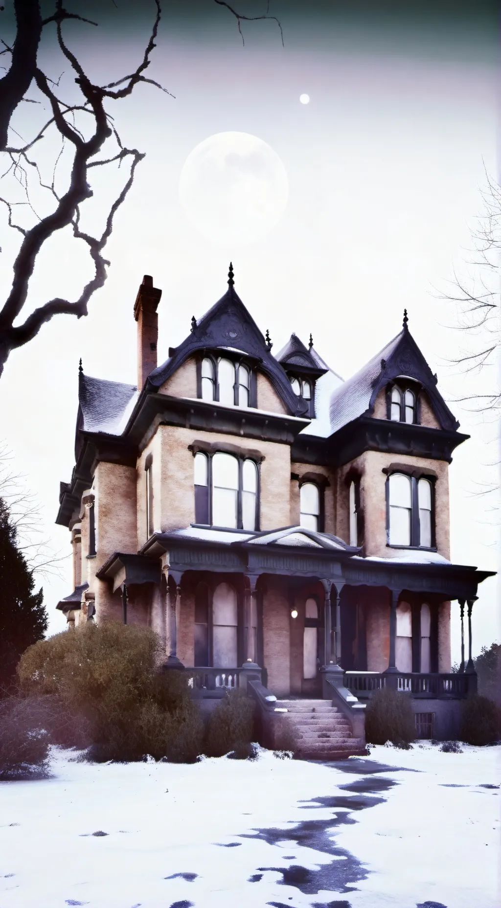 ai character: Horror Movie background