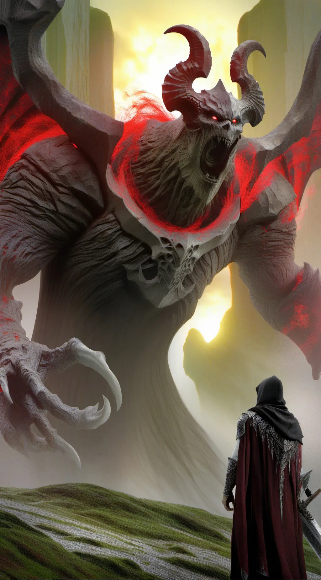 ai character: this is a pole background