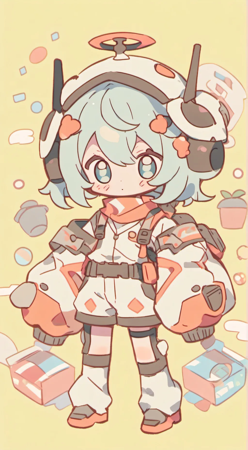 ai character: MD sleepover background