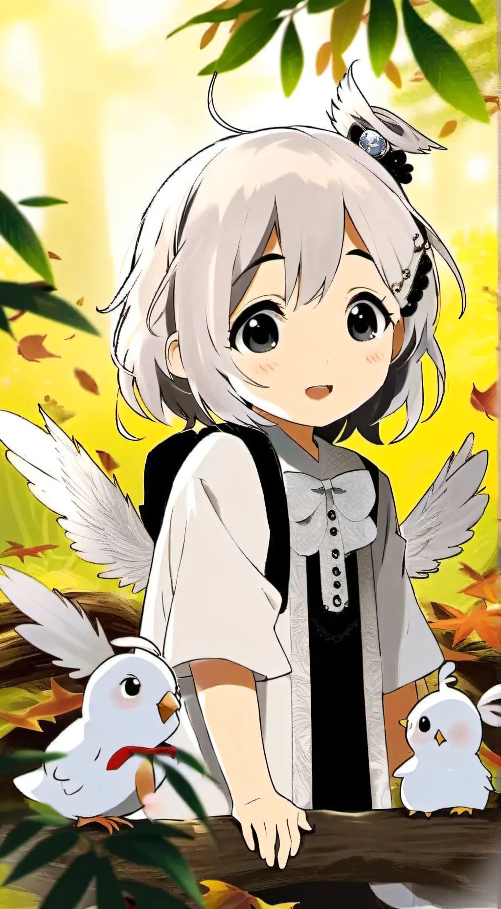 ai character: Speckled Spirit Quail background