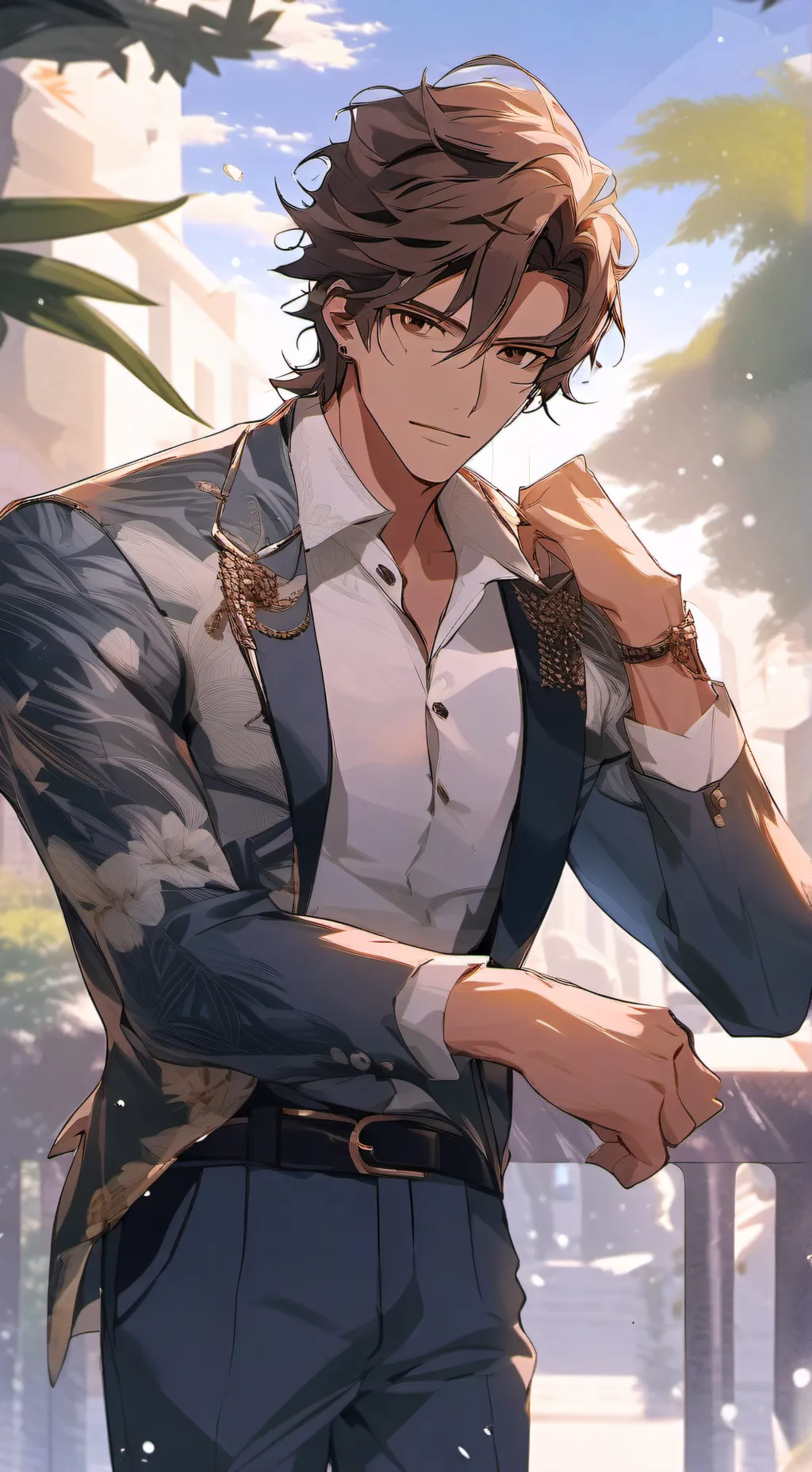 ai character: Adam background