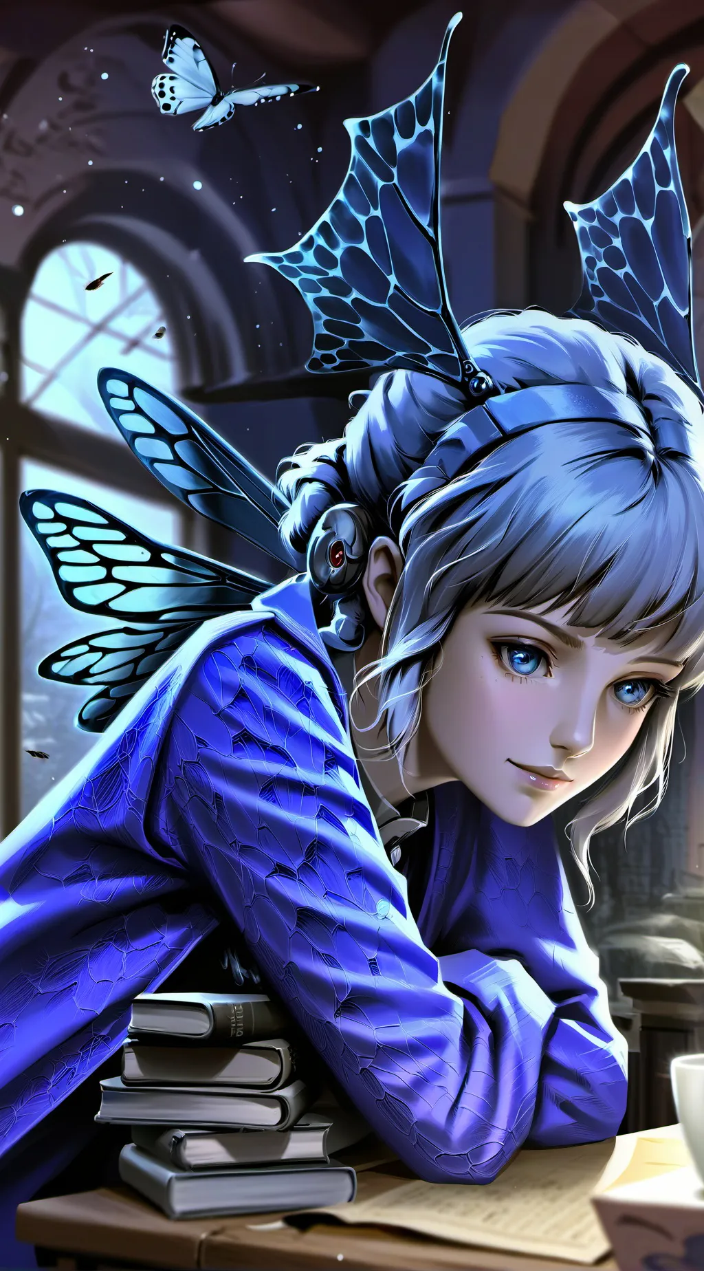 ai character: emily background