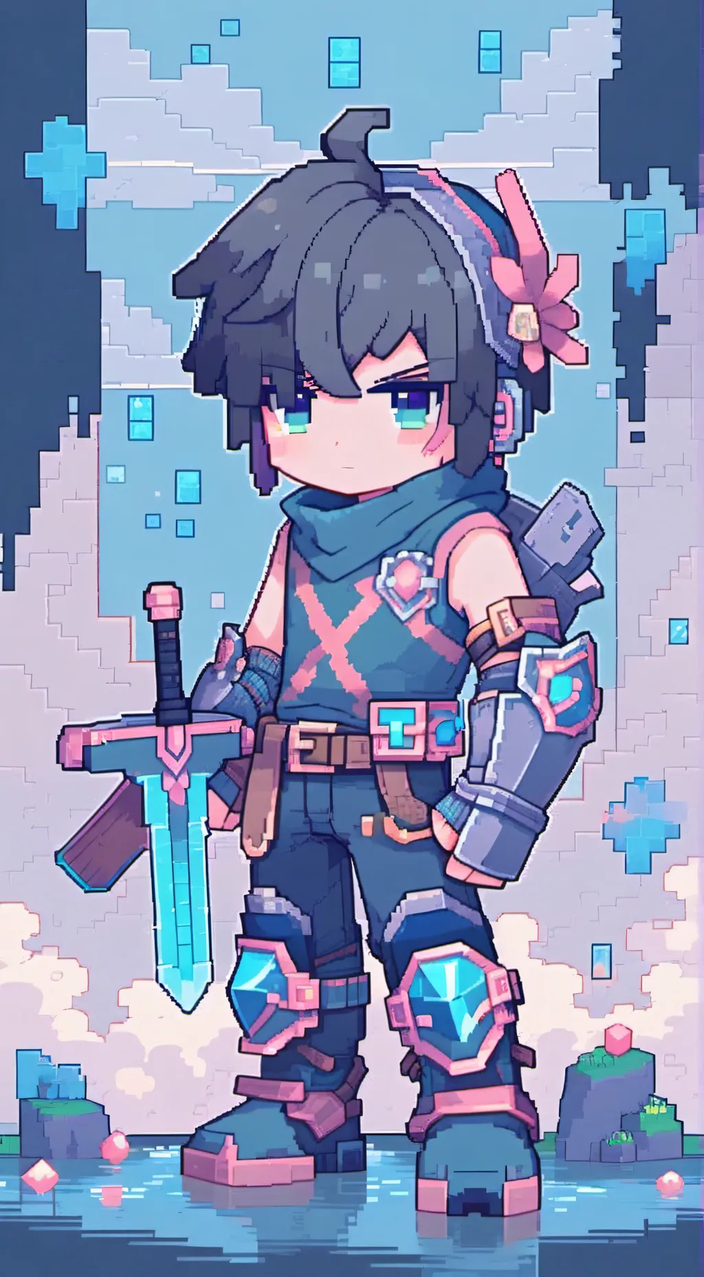 ai character: The survivor background