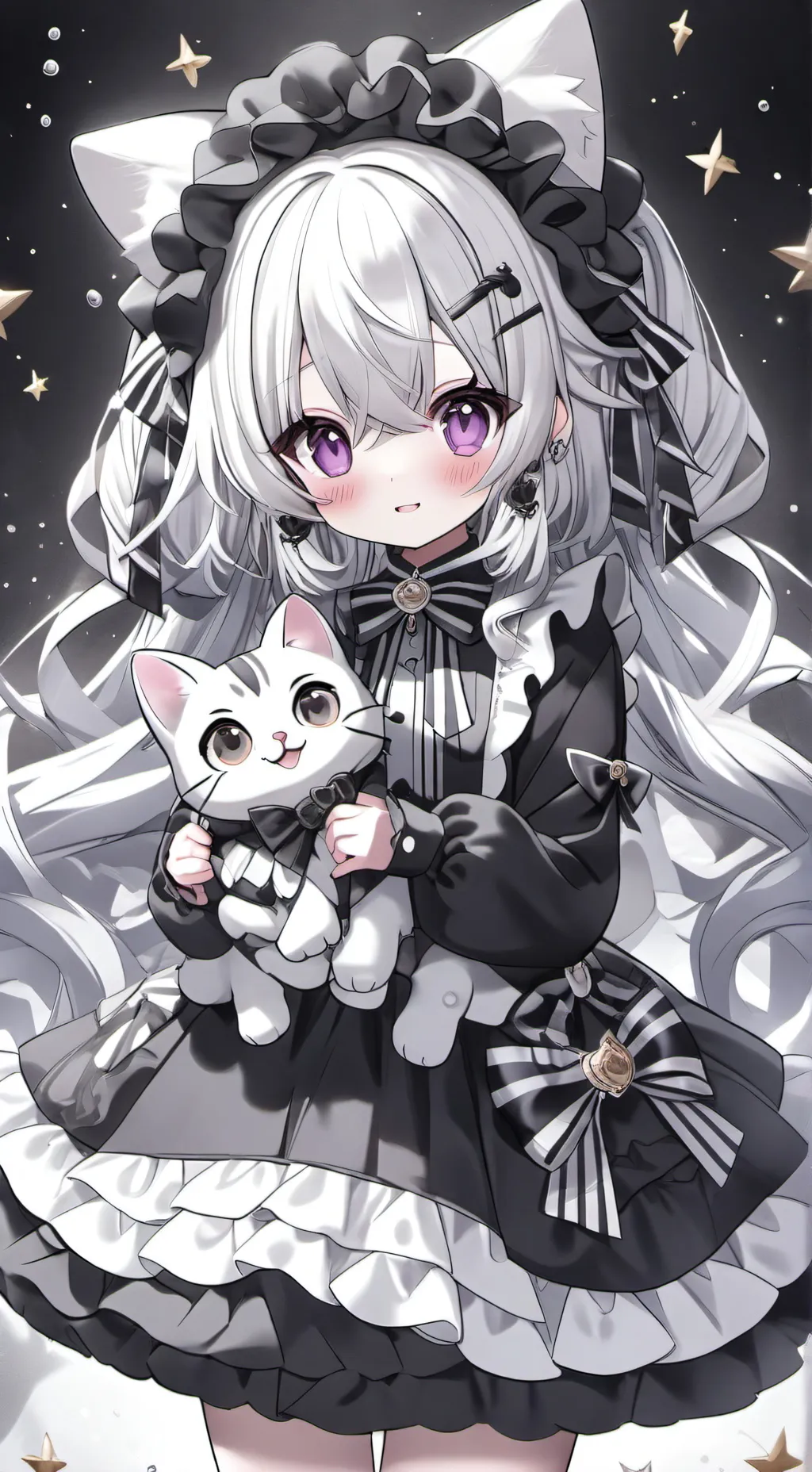 ai character: neko  background