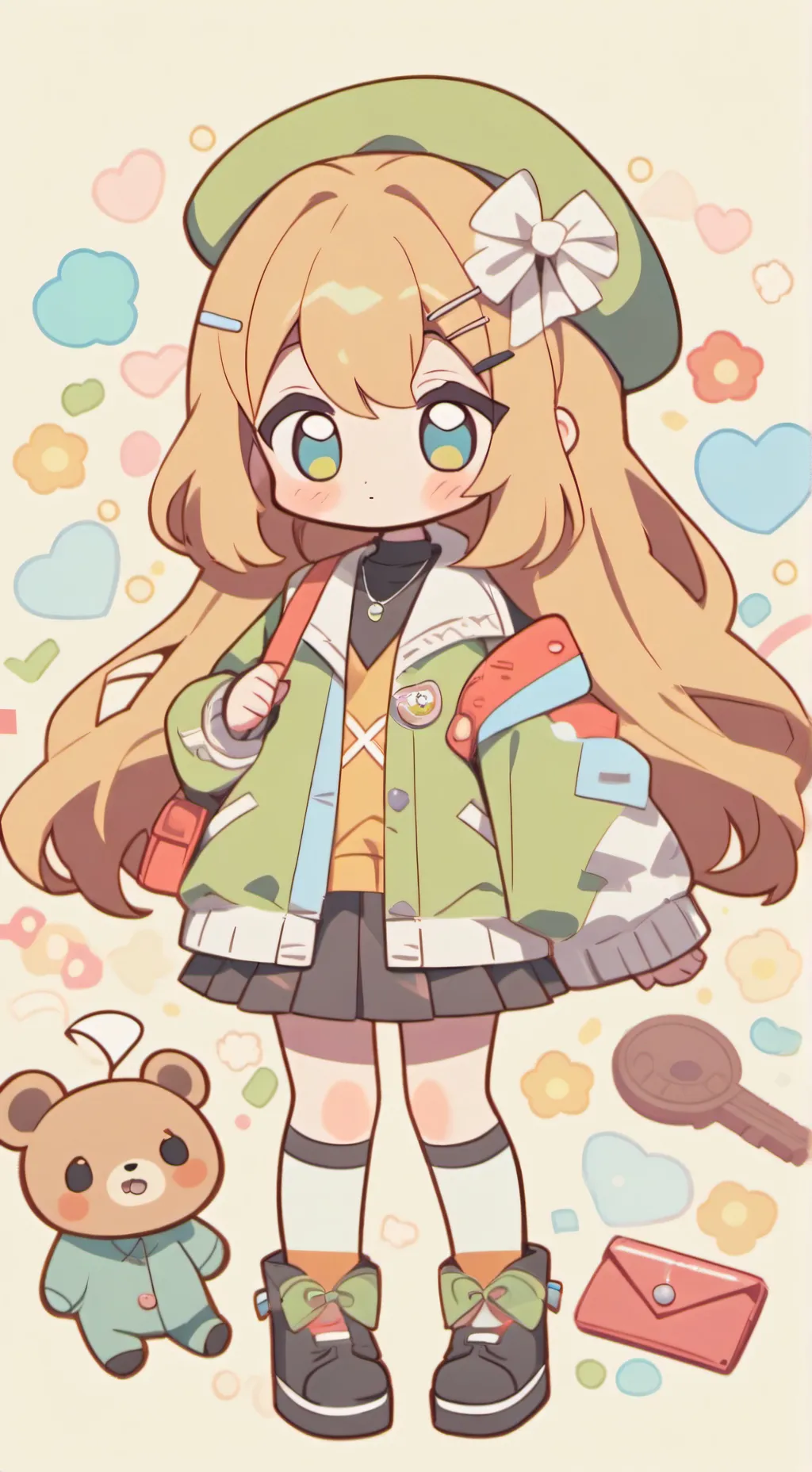 ai character: Connie x Gigi  background