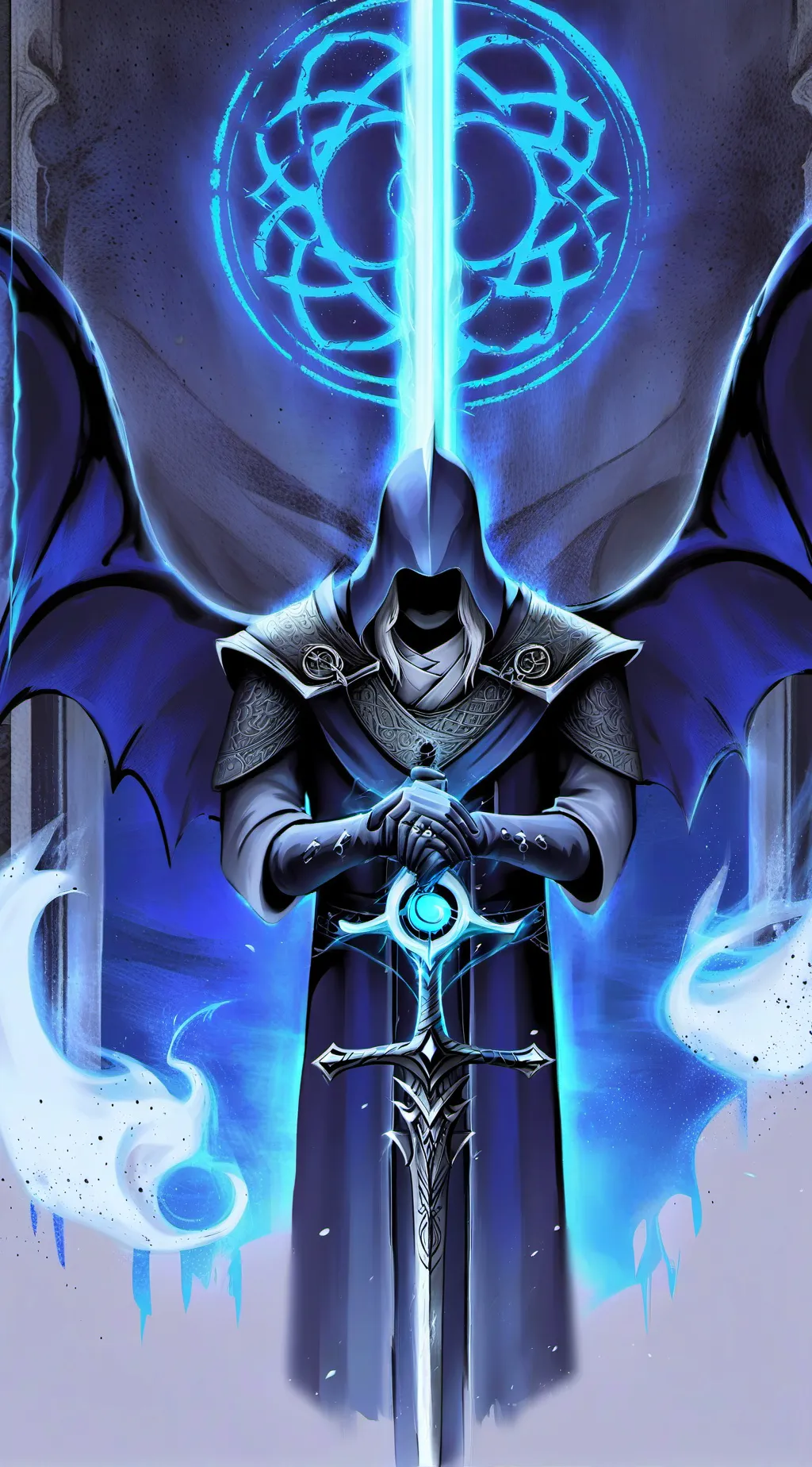 ai character: Ice kingdom royal background