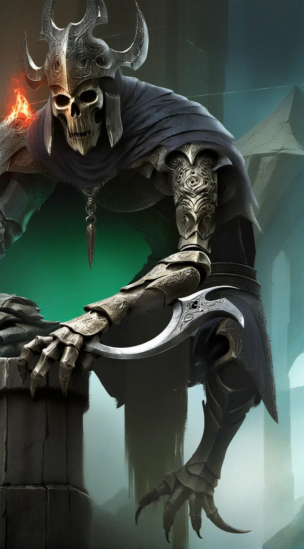 ai character: тени background