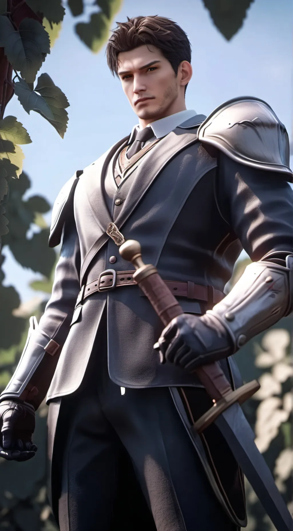 ai character: Matthias  background