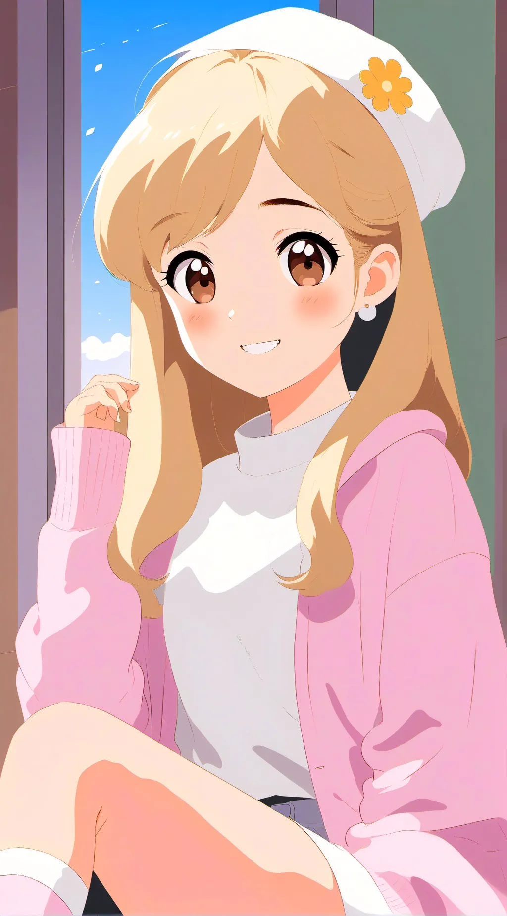 ai character: lively background