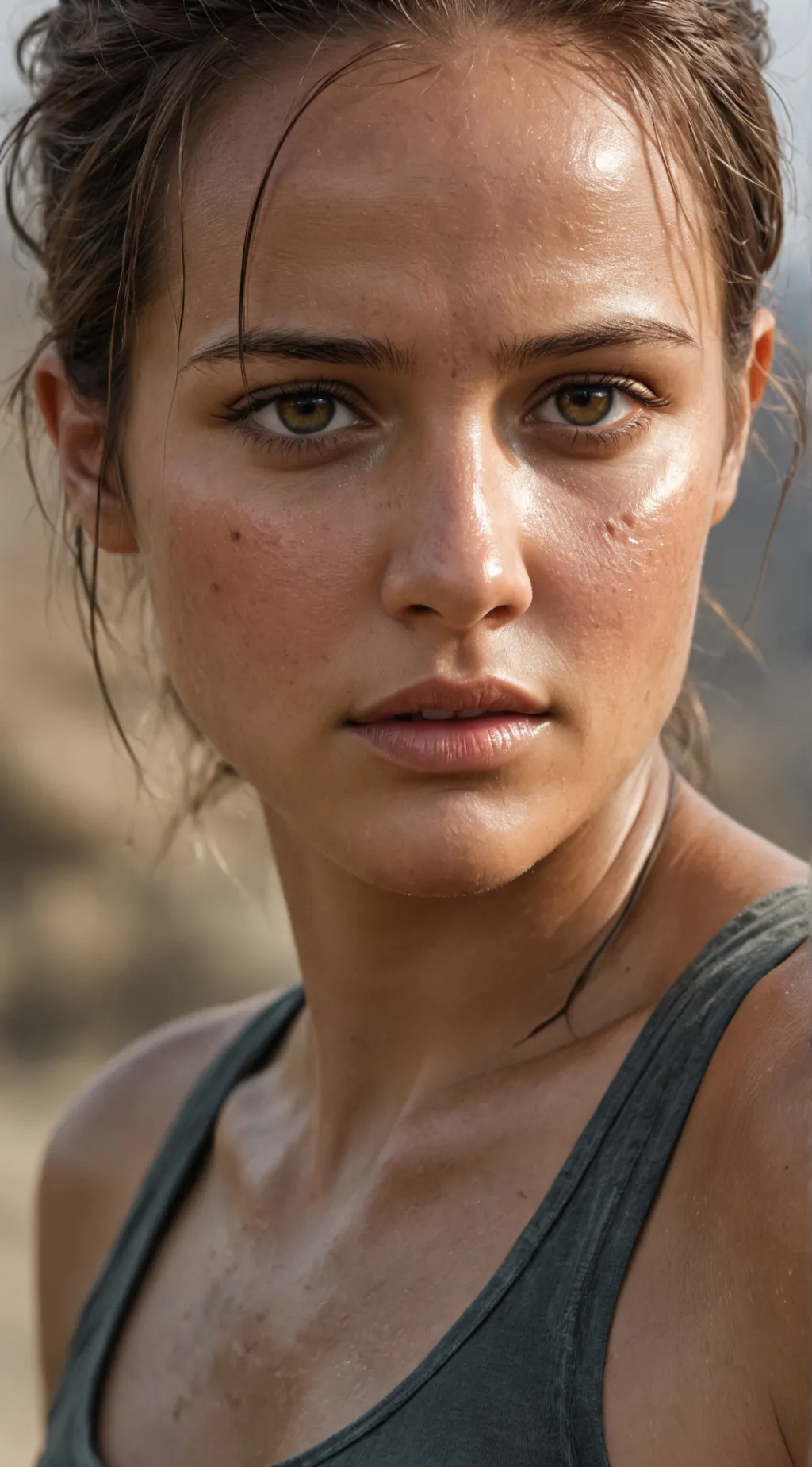 ai character: Lara Croft background