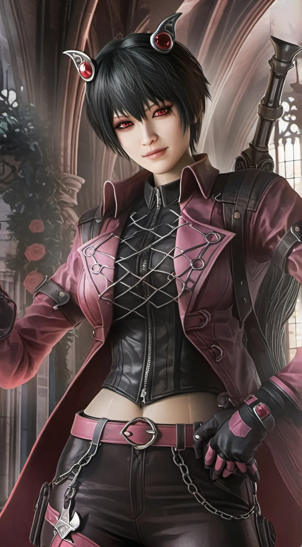 ai character: Mary Arkham background