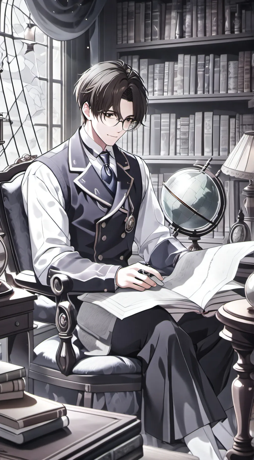 ai character: brain rot meme background