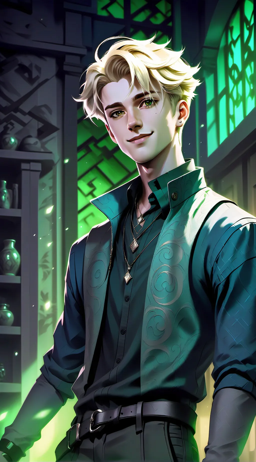 ai character: Evan background