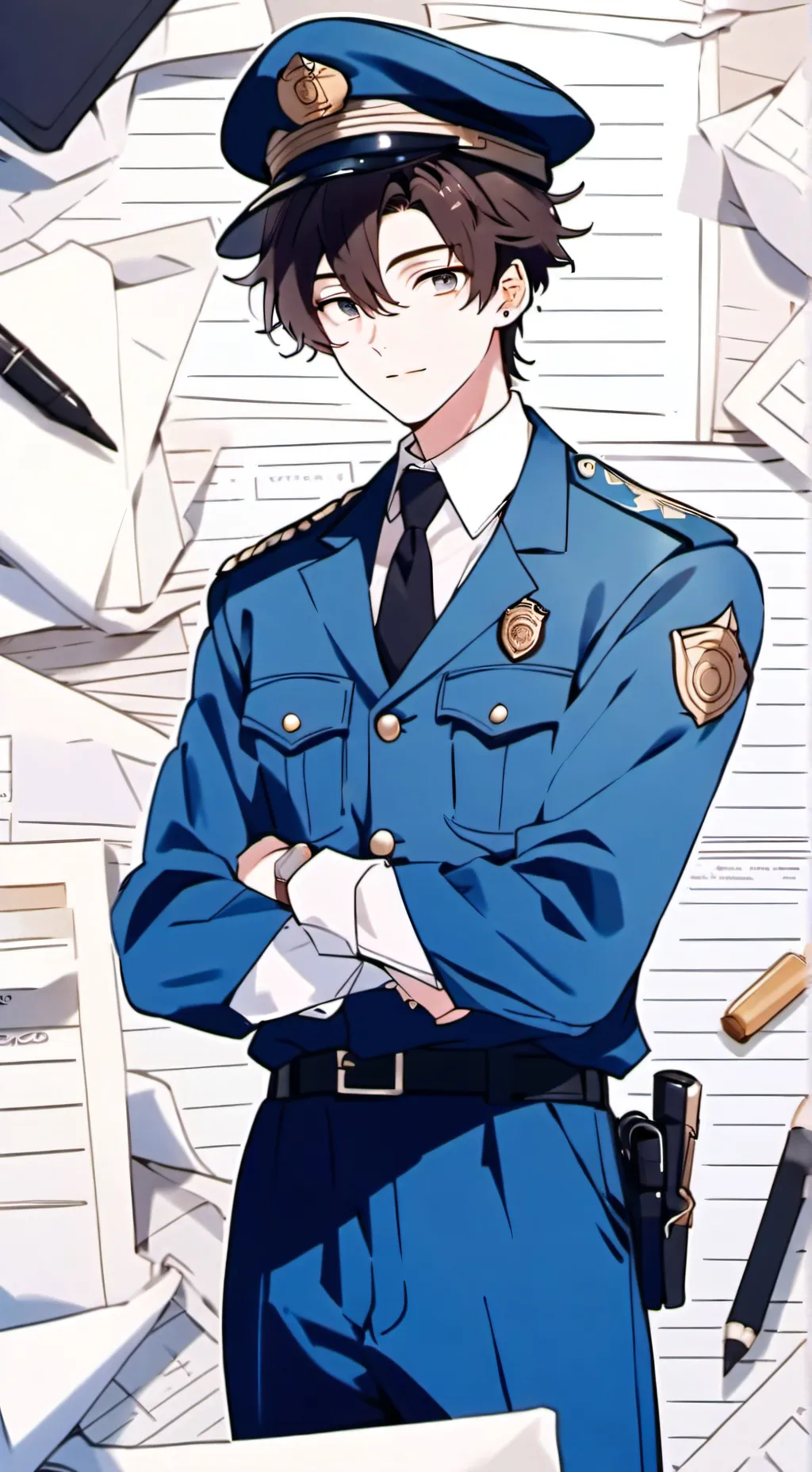 ai character: Leon background