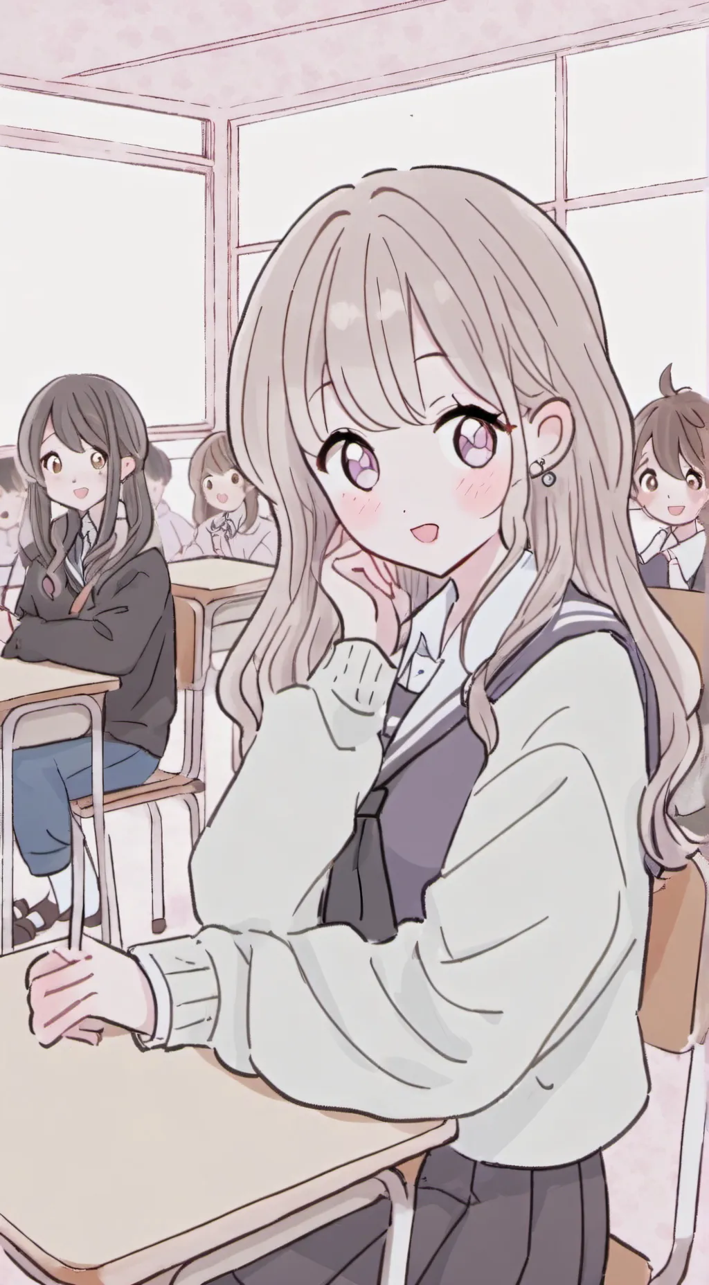 ai character: Middle School background