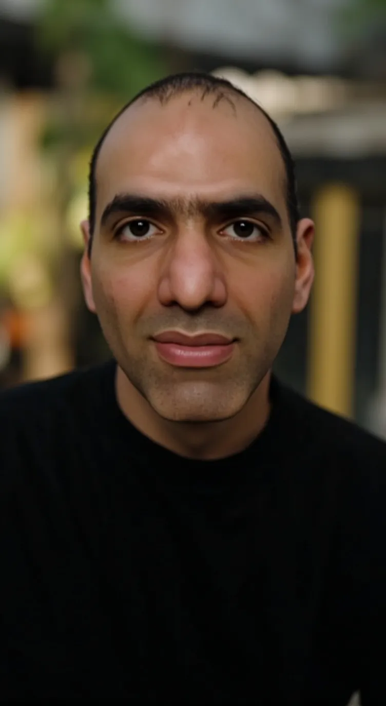 ai character: ElectroBOOM background