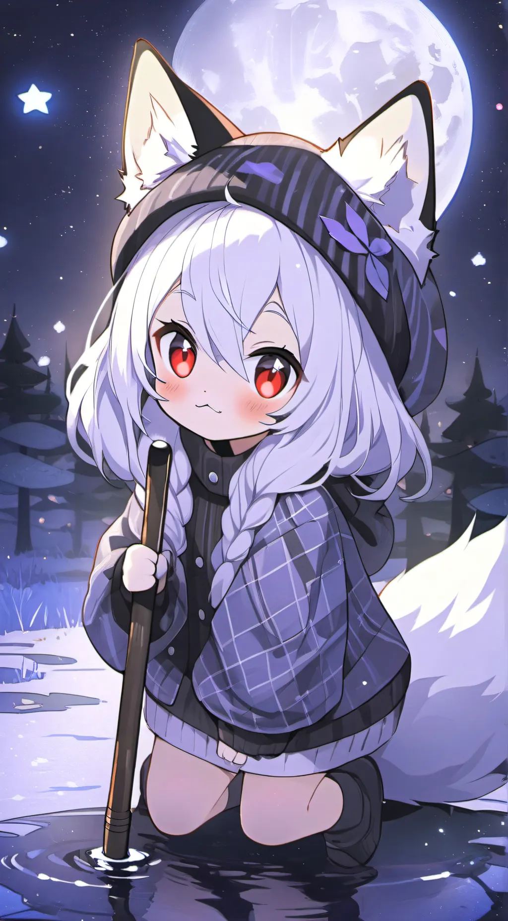 ai character: Estrella Furry background