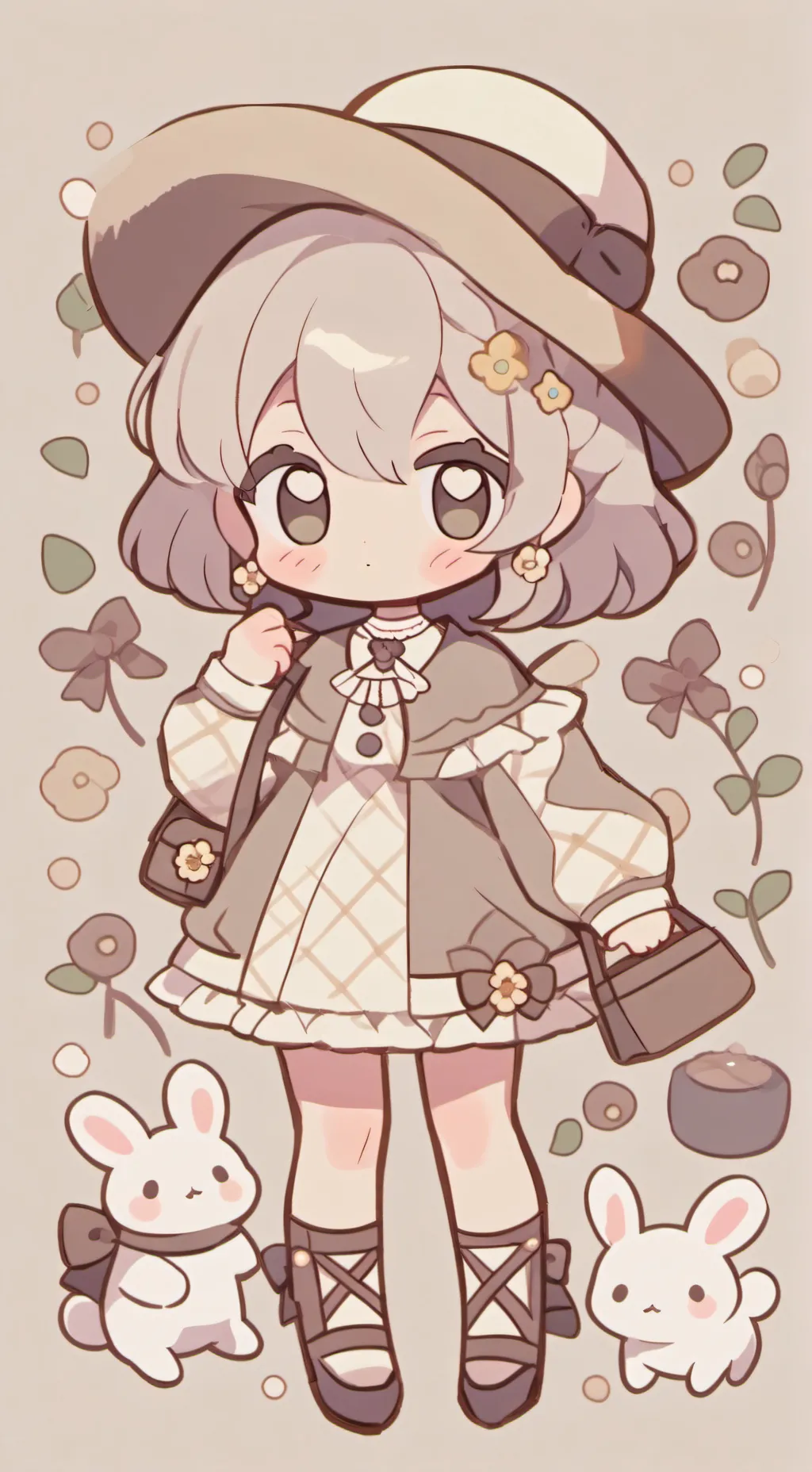 ai character: bebe en tu puerta background