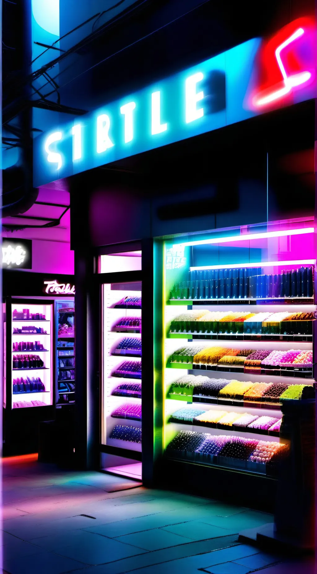 ai character: MD in shop background