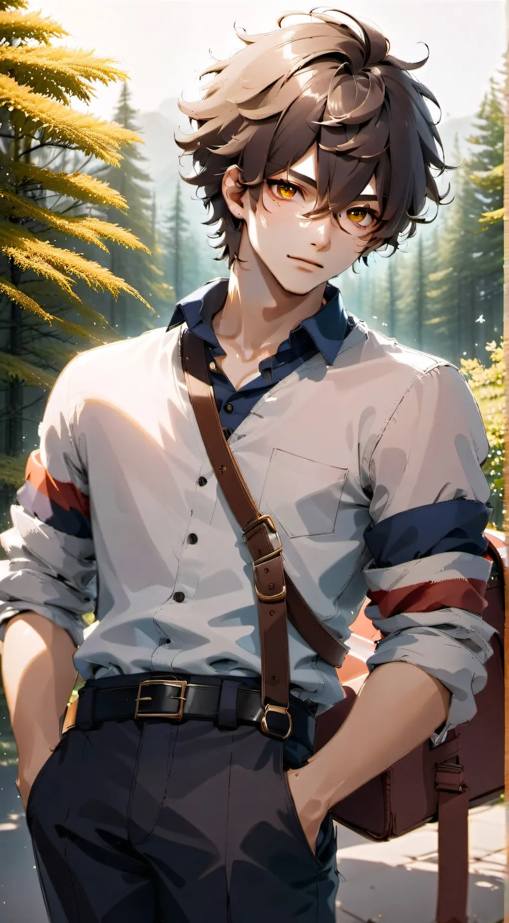 ai character: Michael  background