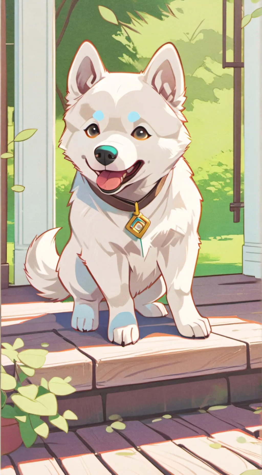 ai character: Everest (a dog)  background