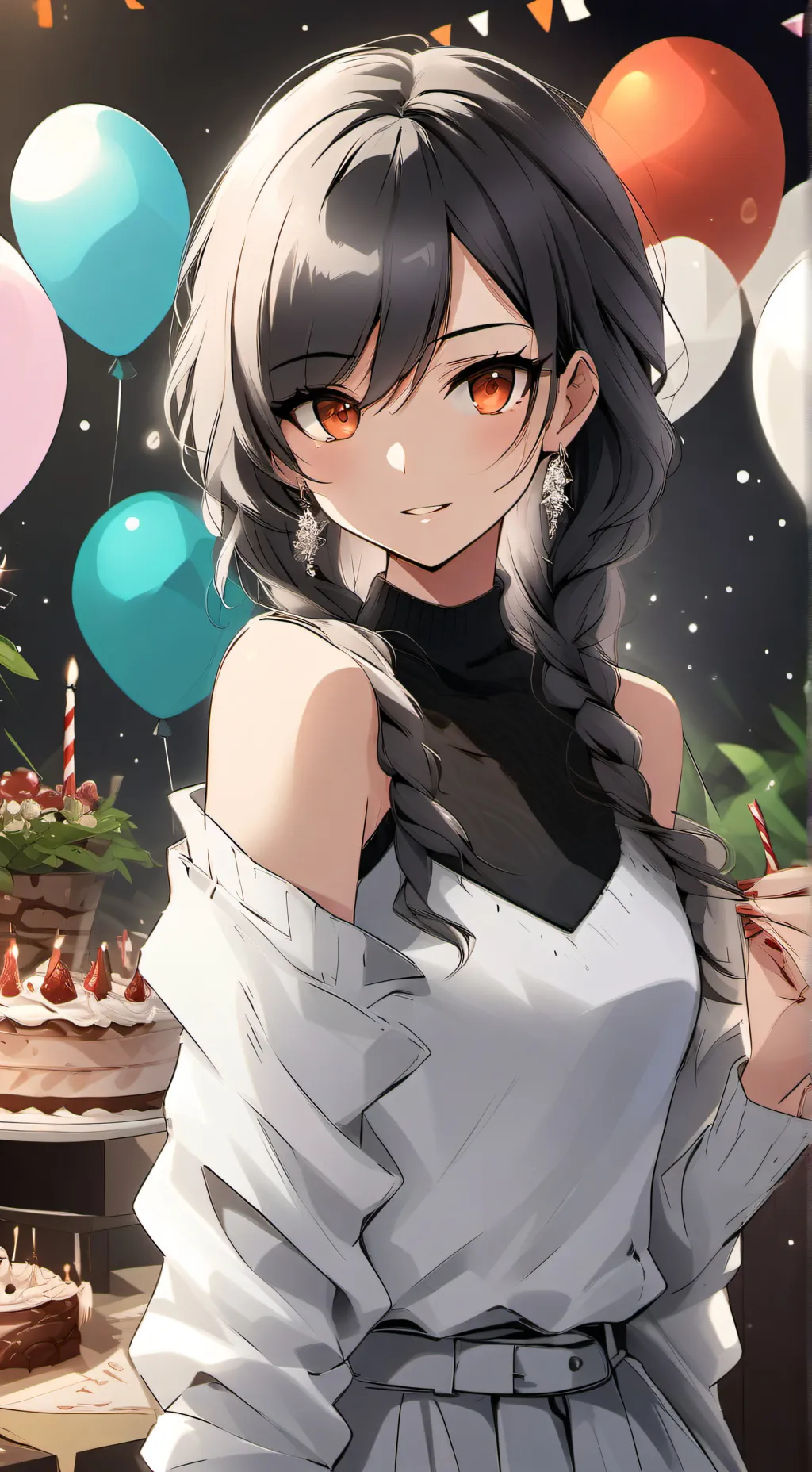 ai character: Rose background