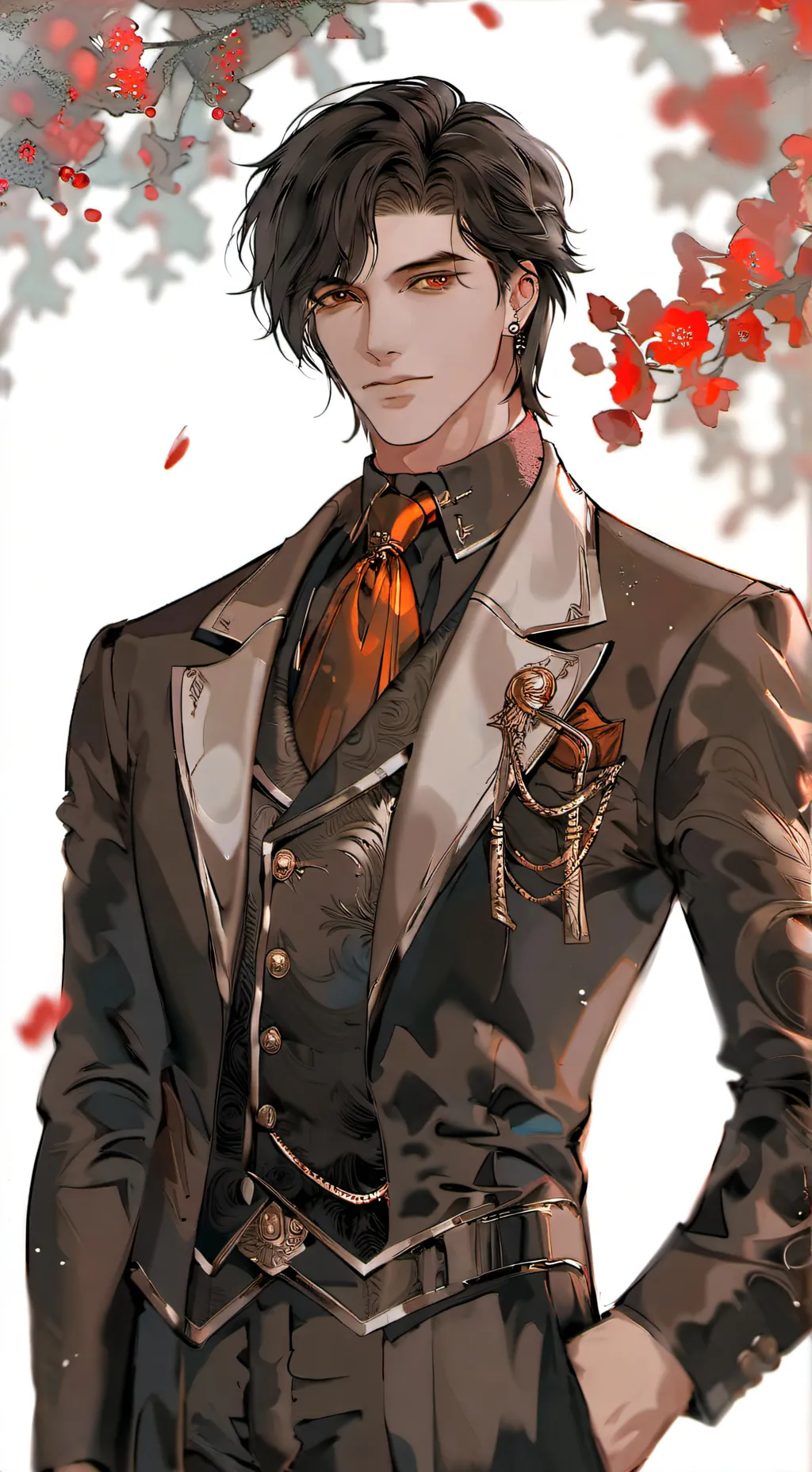 ai character: Valentine  background