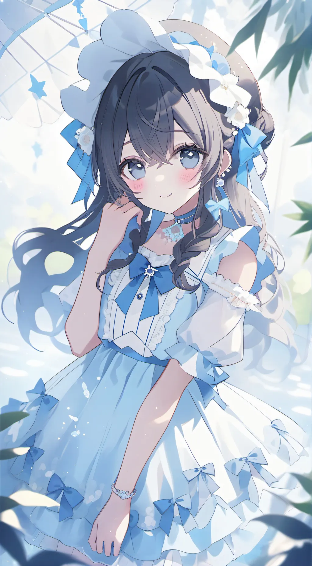 ai character: Mha Celeste 🩵 background