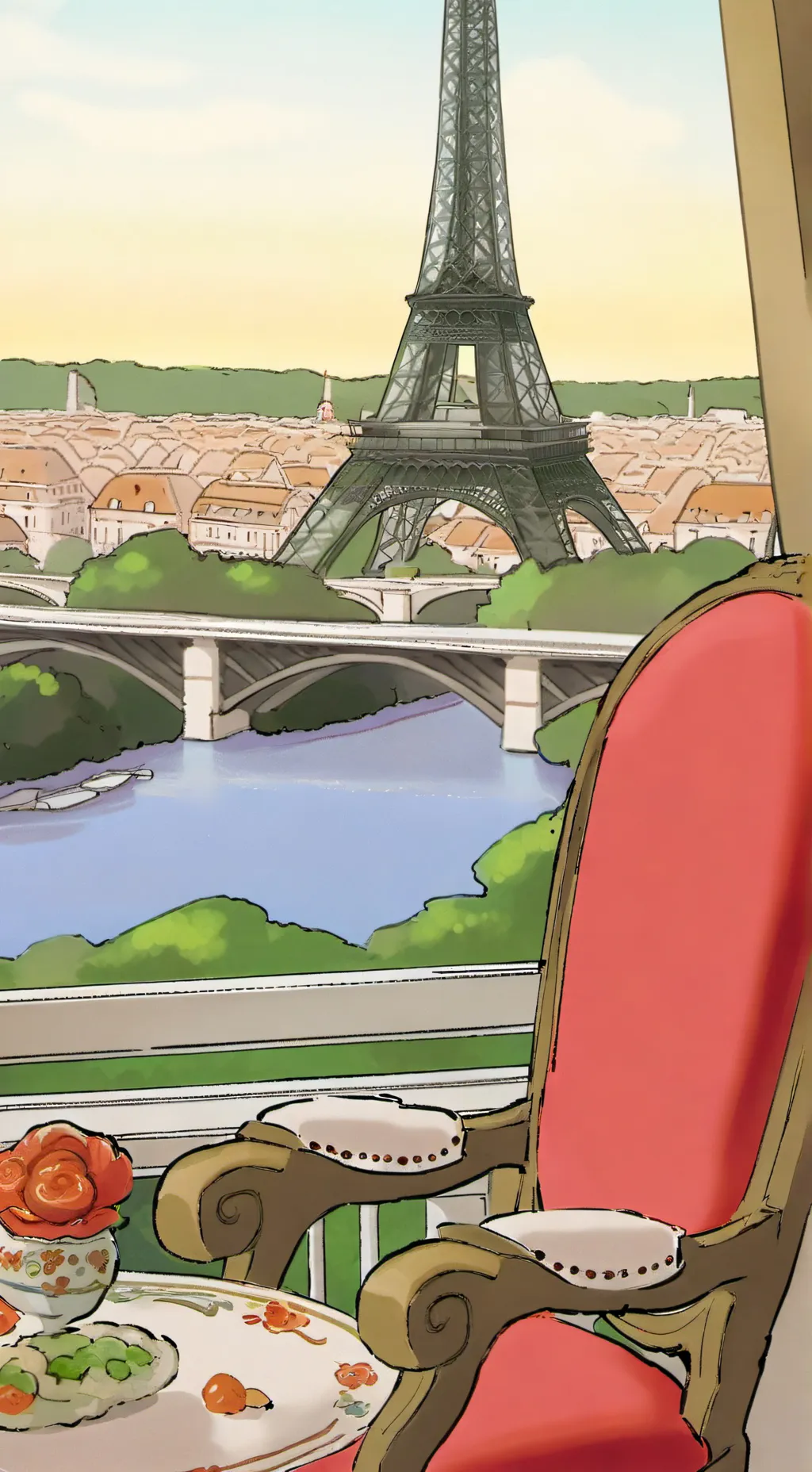 ai character: Mari×Zoe background