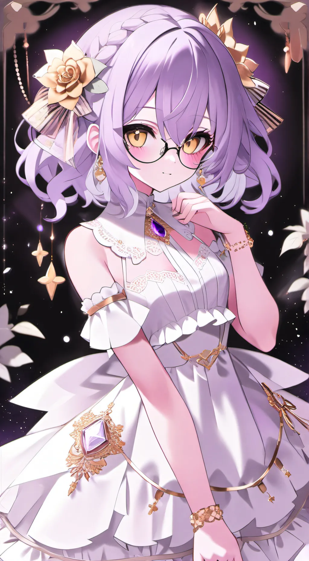 ai character: luna background