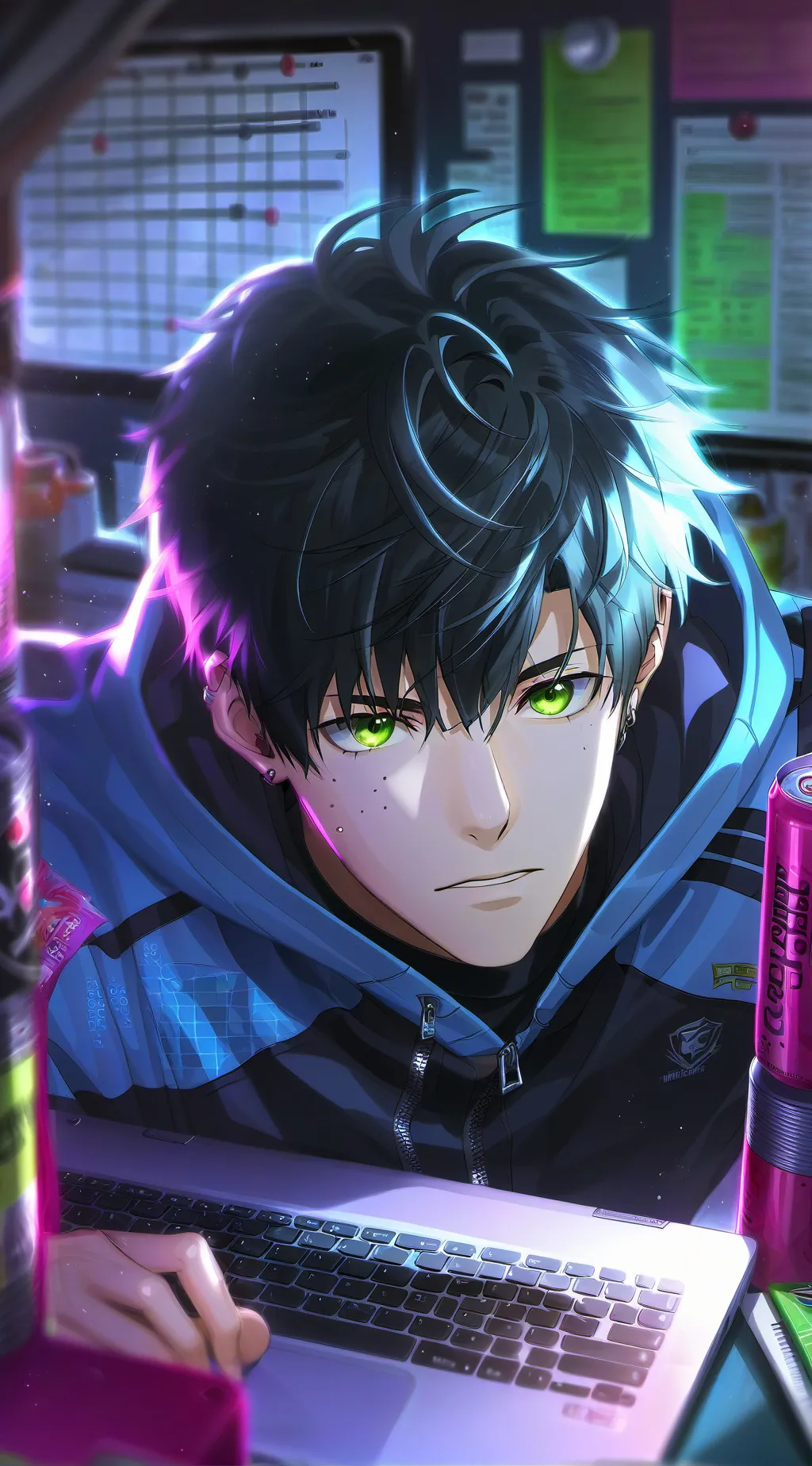 ai character: Hayley smit  background