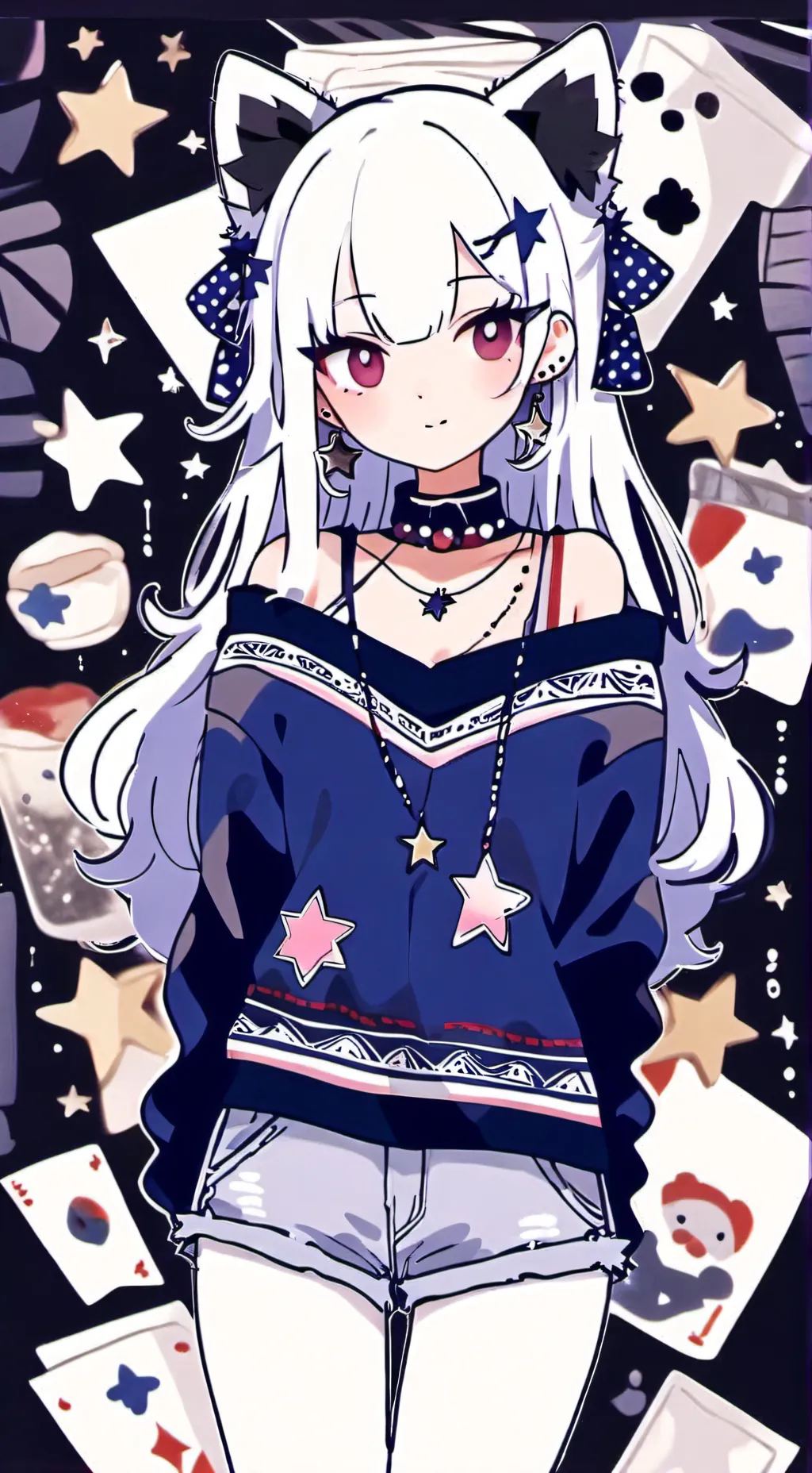 ai character: dogstar ⭐🐾 background