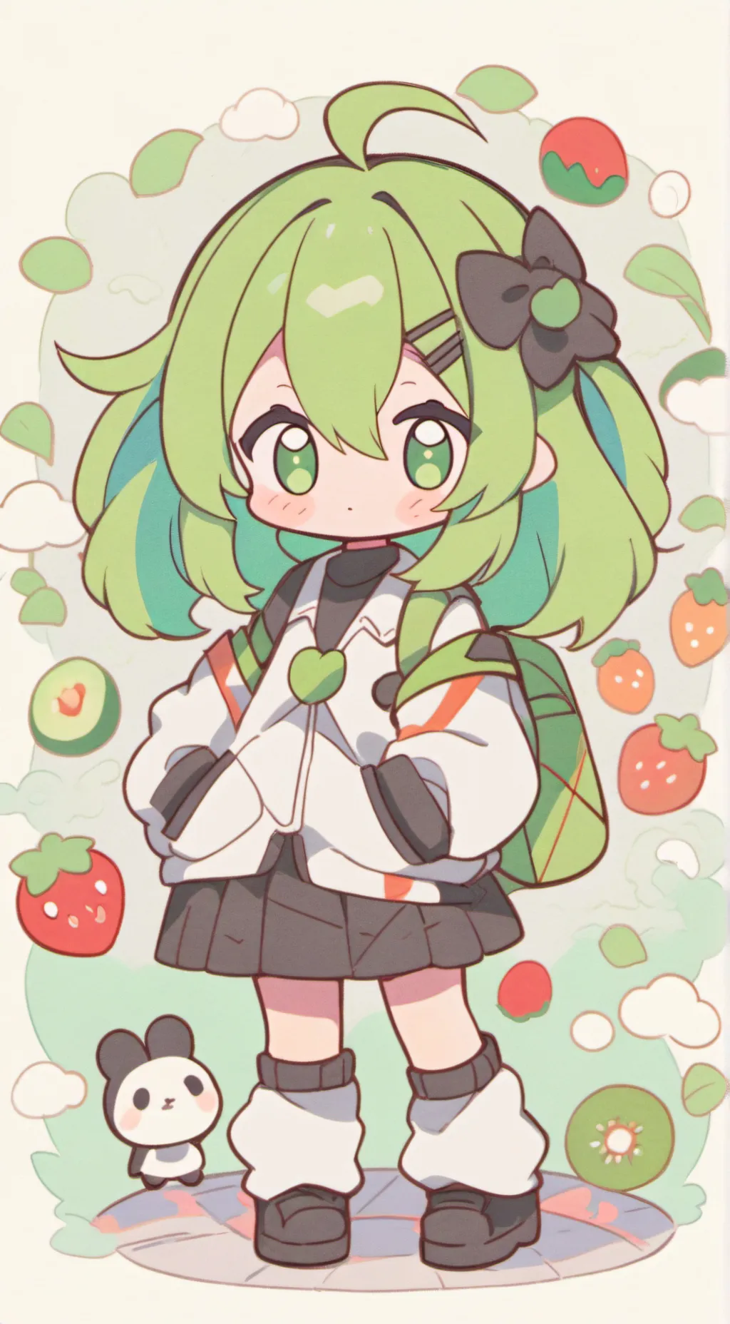 ai character: baby background