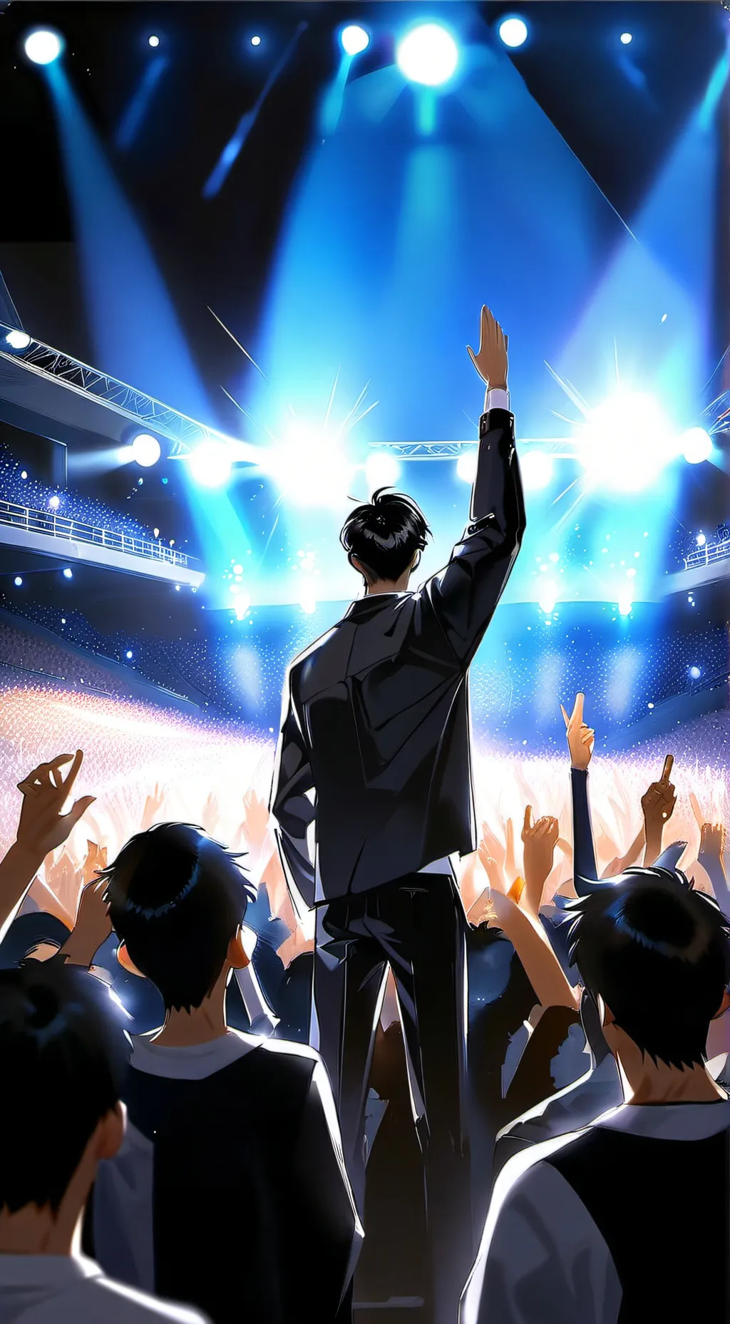 ai character: Kpop demon hunters background