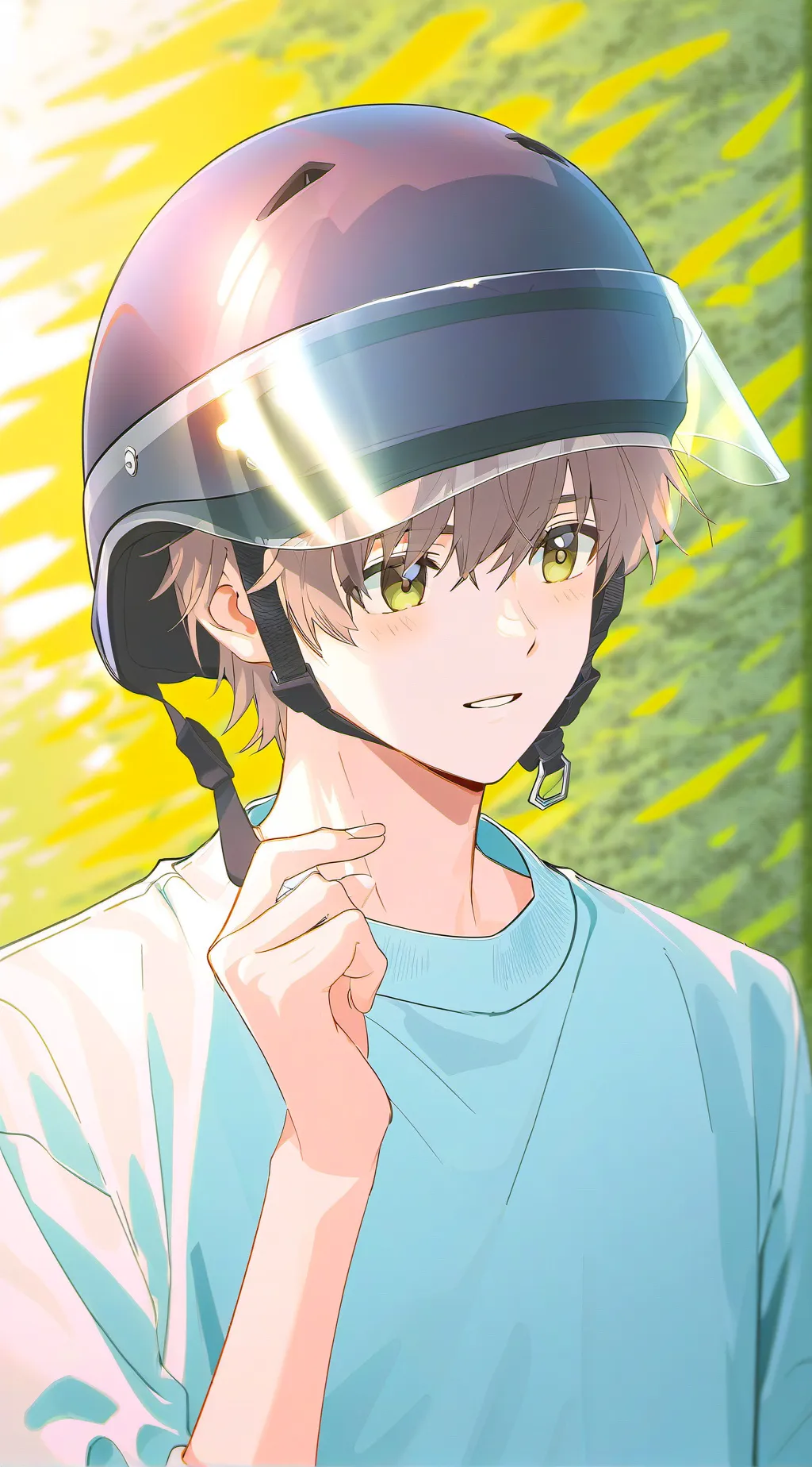 ai character: alex and Emily  background