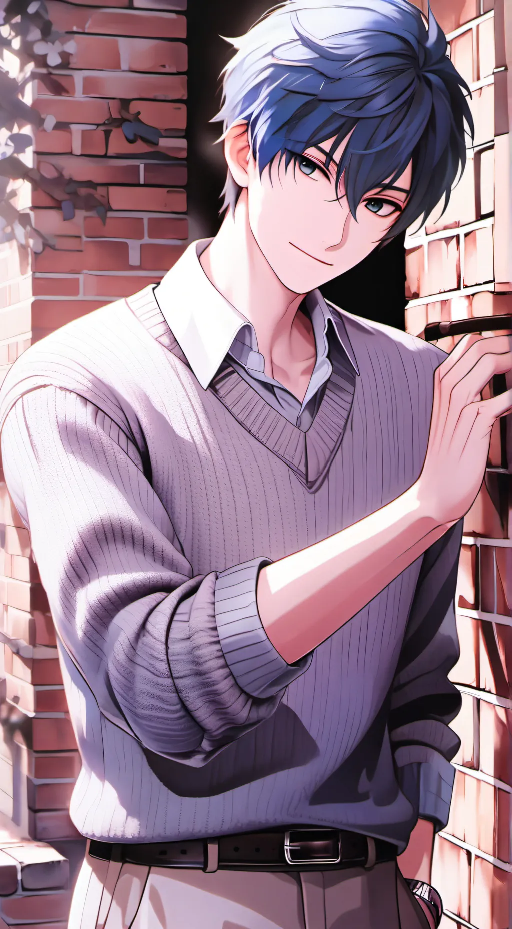 ai character: Такио💙 background