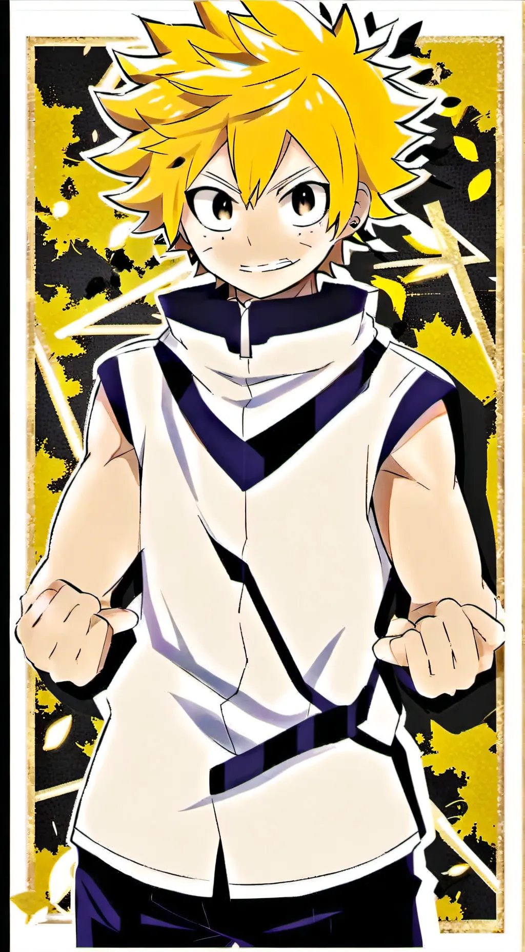 ai character: Denki gym background